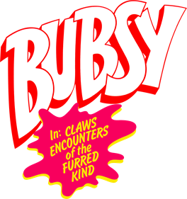 Bubsy in: Claws Encounters of the Furred Kind - Clear Logo Image