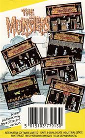 The Munsters - Box - Back Image