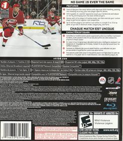 NHL 08 - Box - Back Image