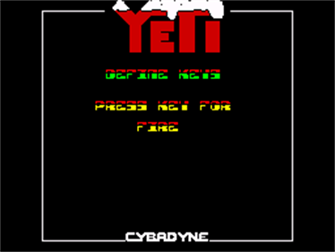 Yeti - Screenshot - Game Select Image