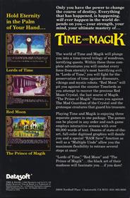 Time and Magik - Box - Back Image