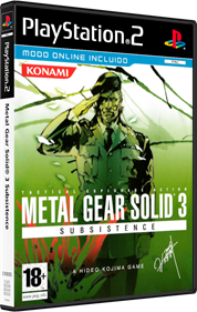 Metal Gear Solid 3: Subsistence - Box - 3D Image