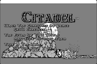 Citadel: Adventure of the Crystal Keep - Screenshot - Game Title Image