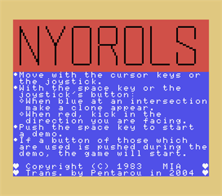 Nyorols - Screenshot - Game Title Image