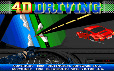 4D Driving - Screenshot - Game Title Image