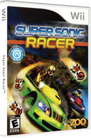 Super Sonic Racer - Box - 3D Image