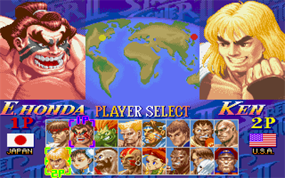 Super Street Fighter II Turbo - Screenshot - Game Select Image