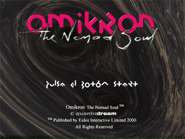 Omikron: The Nomad Soul - Screenshot - Game Title Image