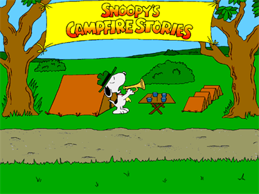 Snoopy's Campfire Stories - Screenshot - Game Title Image