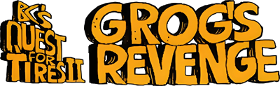 B.C.'s Quest for Tires II: Grog's Revenge - Clear Logo Image