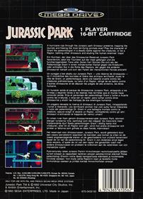 Jurassic Park - Box - Back Image