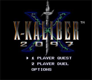 X-Kaliber 2097 - Screenshot - Game Title Image