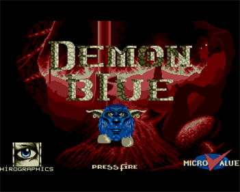 Demon Blue - Screenshot - Game Title Image