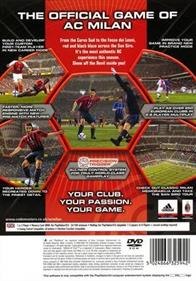 Club Football 2005: AC Milan - Box - Back Image