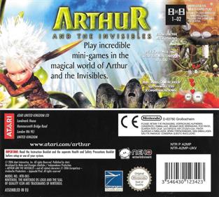 Arthur and the Invisibles - Box - Back Image