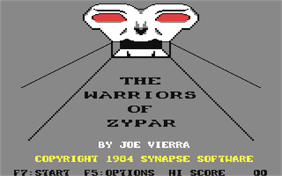 The Warriors of Zypar - Screenshot - Game Title Image