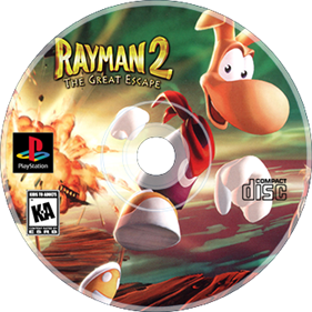 Rayman 2: The Great Escape - Fanart - Disc