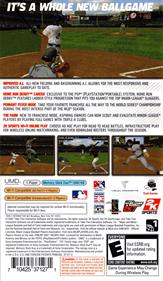 Major League Baseball 2K7 - Box - Back Image