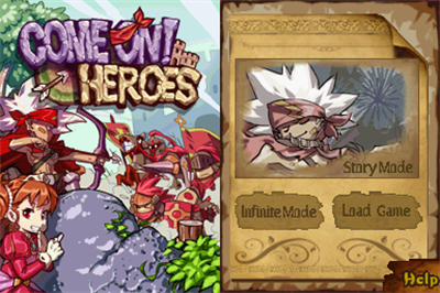 Come On! Heroes - Screenshot - Game Title Image