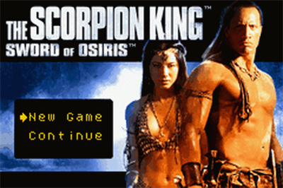 The Scorpion King: Sword of Osiris - Screenshot - Game Title Image