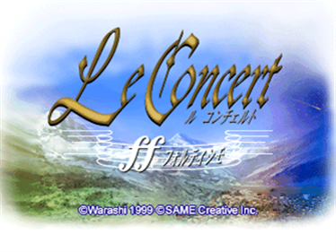 Le Concert: FF: Fortissimo - Screenshot - Game Title Image