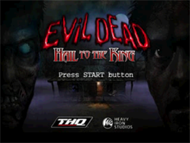 Evil Dead: Hail to the King - Screenshot - Game Title
