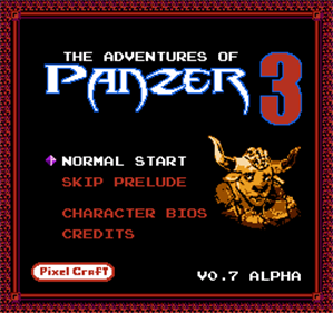 The Adventures of Panzer 3 - Screenshot - Game Title Image