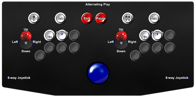 Yamato - Arcade - Controls Information Image