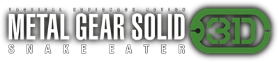 Metal Gear Solid 3D: Snake Eater - Clear Logo Image