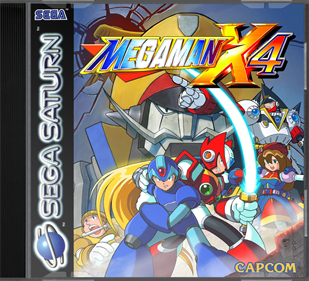 Mega Man X4 - Box - Front - Reconstructed Image