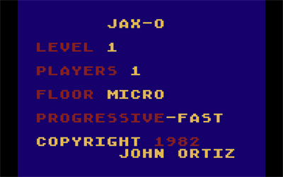 Jax-O - Screenshot - Game Title Image
