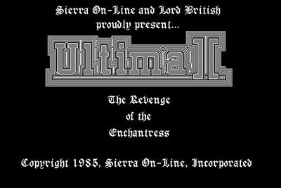 Ultima II: The Revenge of The Enchantress - Screenshot - Game Title Image