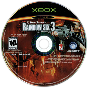 Tom Clancy's Rainbow Six 3 - Disc Image