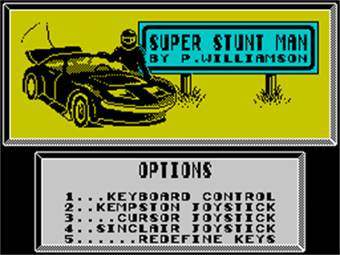 Super Stunt Man - Screenshot - Game Select Image