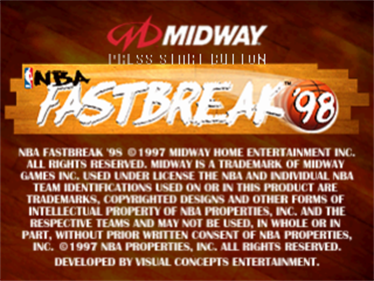 NBA Fastbreak '98 - Screenshot - Game Title Image