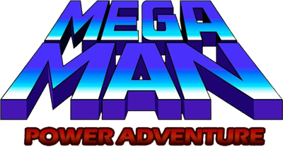 Mega Man Power Adventure - Clear Logo Image