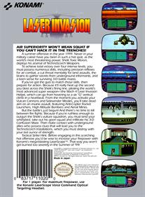 Laser Invasion - Box - Back Image