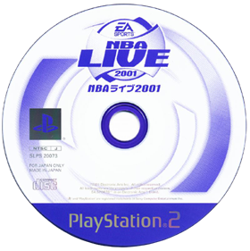 NBA Live 2001 - Disc Image