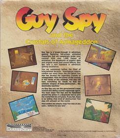 Guy Spy and the Crystals of Armageddon - Box - Back Image