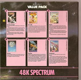 Value Pack (48K Spectrum) - Box - Back Image