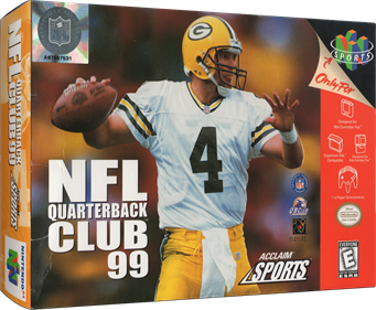 NFL Quarterback Club 99 - Box - 3D Image