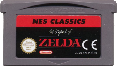 Classic NES Series: The Legend of Zelda - Cart - Front Image
