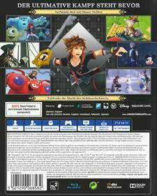 Kingdom Hearts III - Box - Back Image