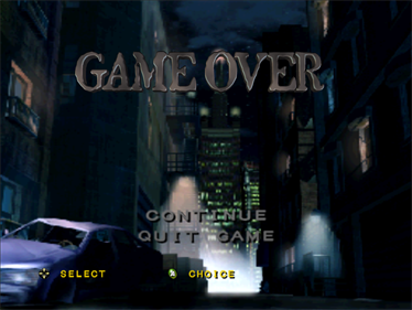 Batman: Dark Tomorrow - Screenshot - Game Over Image