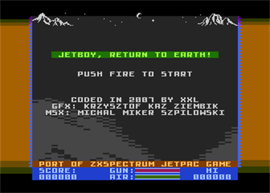Jetboy - Screenshot - Game Title Image