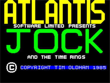 Jock & the Time Rings - Screenshot - Game Title Image