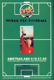 World Cup (Artic Computing) - Advertisement Flyer - Front Image