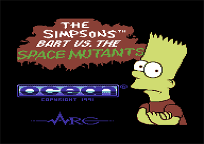 The Simpsons: Bart vs. the Space Mutants - Screenshot - Game Title Image