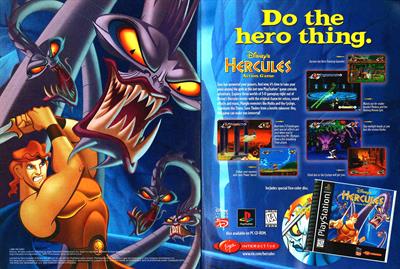 Disney's Hercules - Advertisement Flyer - Front Image