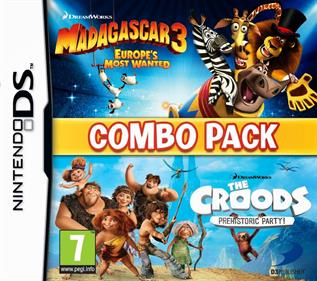 Combo Pack: Madagascar 3: Europe's Most Wanted / The Croods: Prehistoric Party! - Box - Front Image